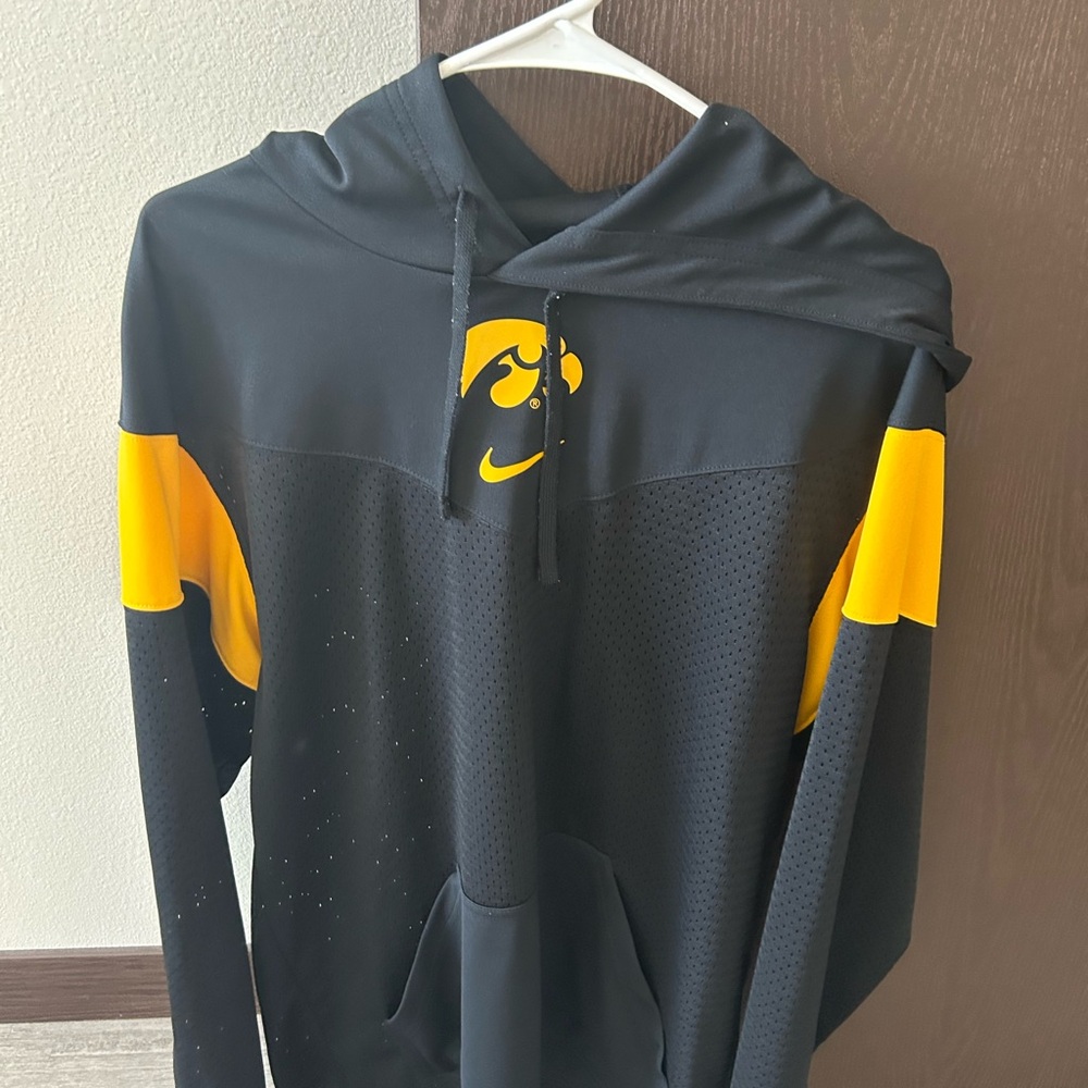 Nike Black and Yellow Hoodie